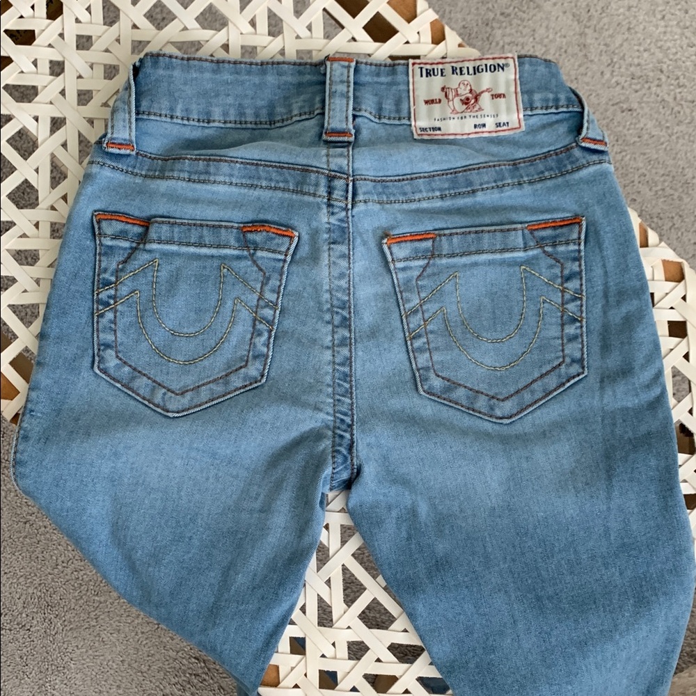 True Religion Jennie Curvy Mid Raise Super Skinny